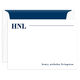 Initial Statement Flat Note Cards - Raised Ink Image 6 of 9